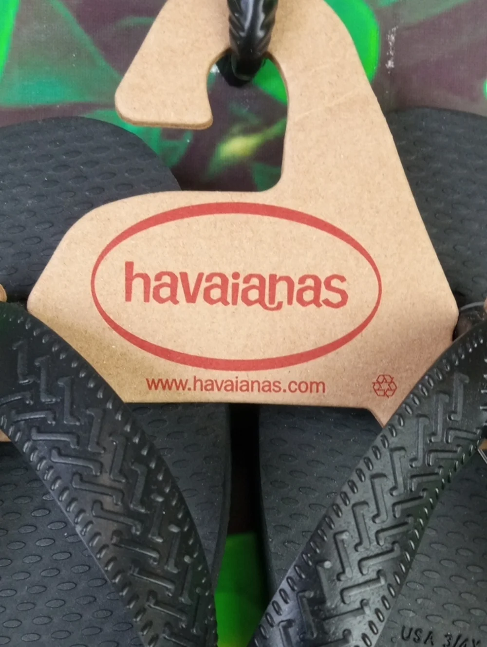 🛝🍒 Havaianas Kids Classic Black Flip Flops